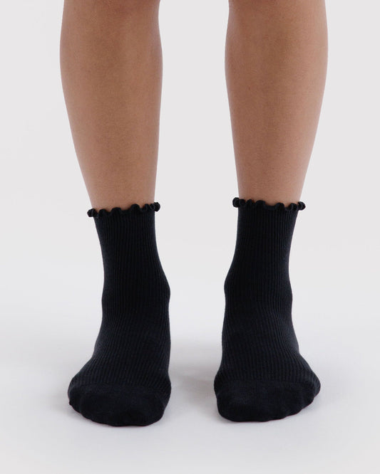 LETTUCE EDGE SOCK SET OF 2 - US 5364