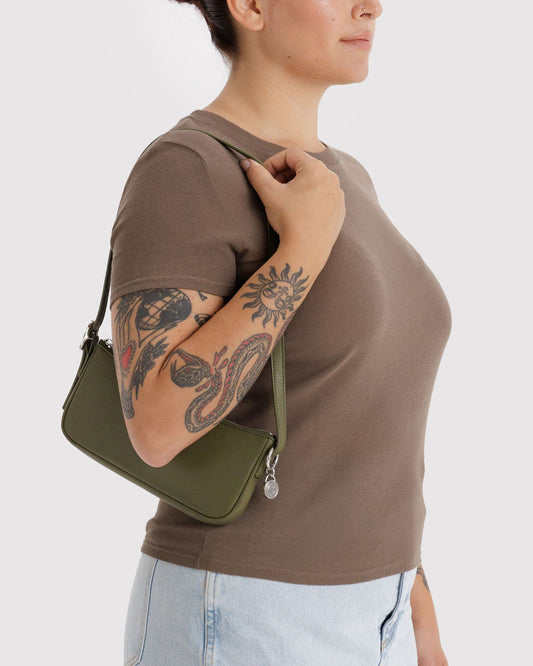 RECYCLED LEATHER POCHETTE - US 9786