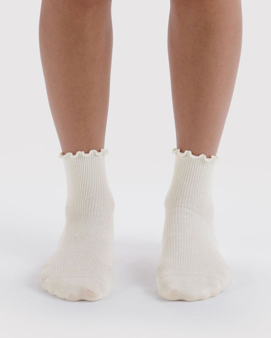 LETTUCE EDGE SOCK SET OF 2 - US 8697