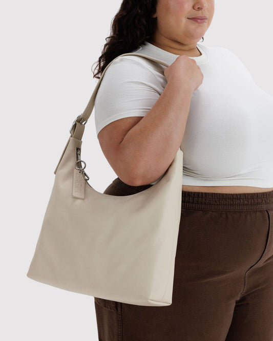 RECYCLED LEATHER SHOULDER BAG - US 3183