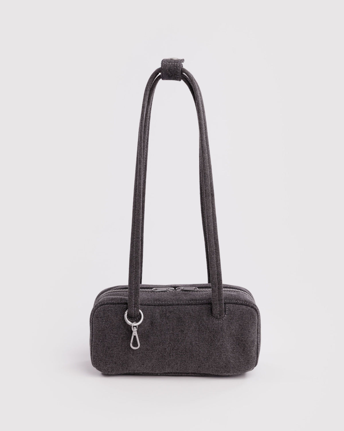 SMALL DENIM BOWLER BAG - US 5129