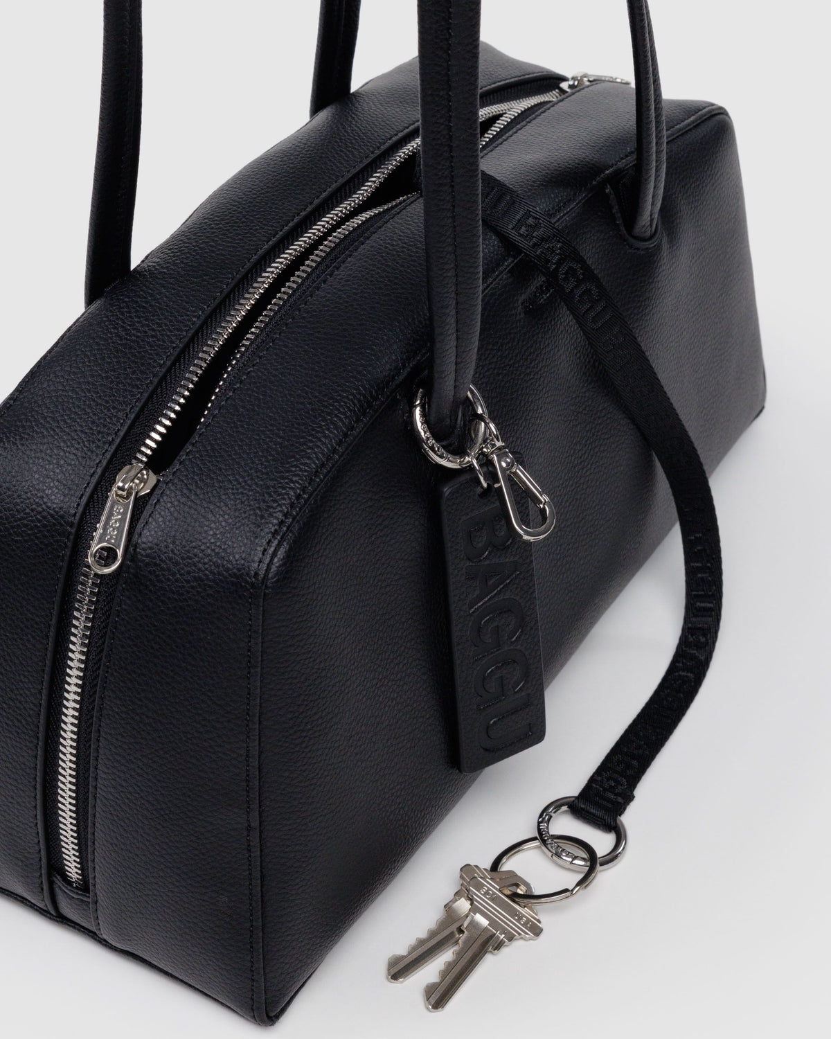 RECYCLED LEATHER BOWLER BAG - US 5484