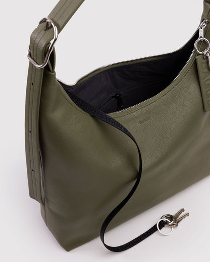 RECYCLED LEATHER SHOULDER BAG - US 5872