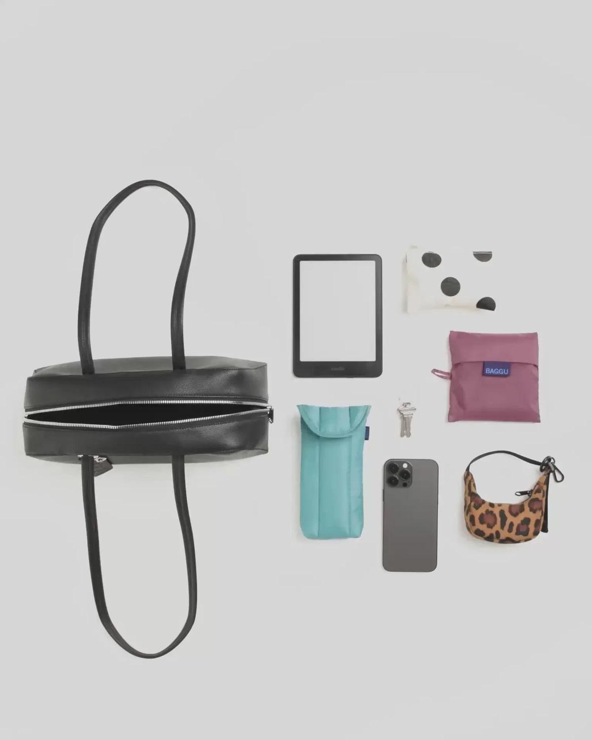 RECYCLED LEATHER BOWLER BAG - US 5484