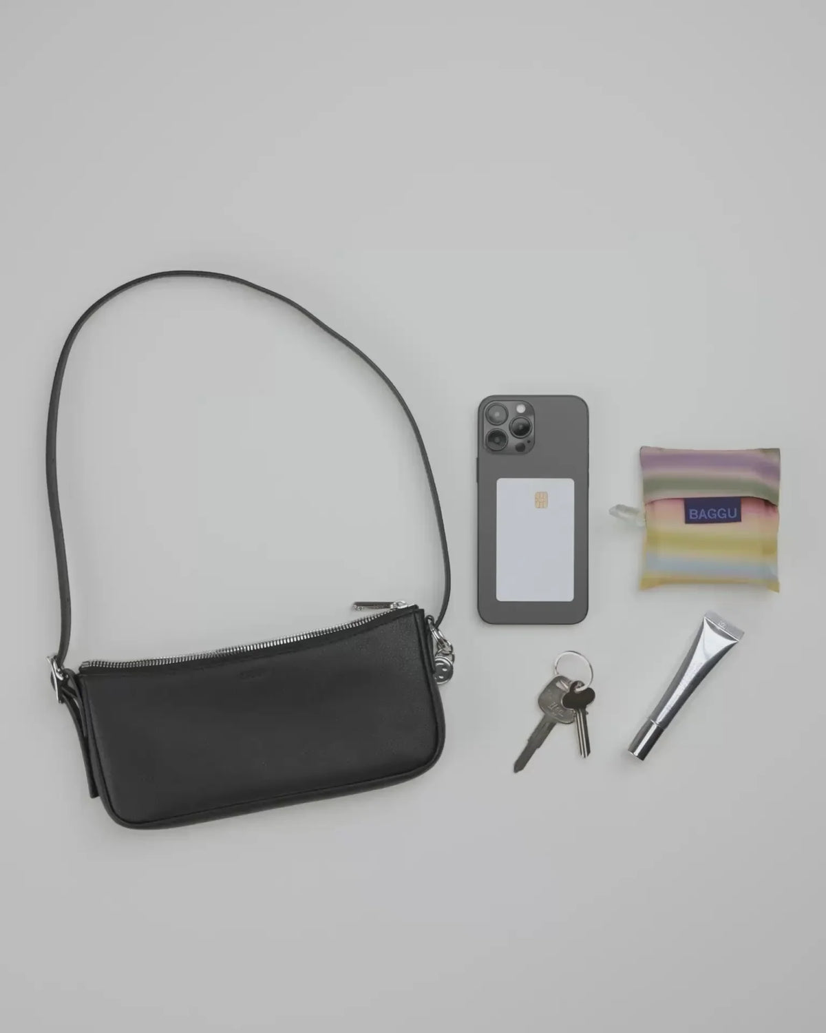 RECYCLED LEATHER POCHETTE - US 9786