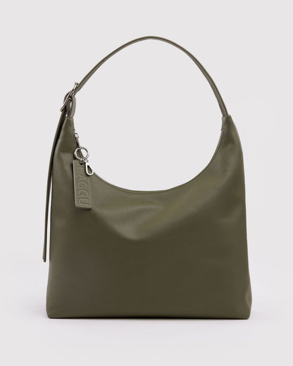 RECYCLED LEATHER SHOULDER BAG - US 5872