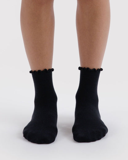 LETTUCE EDGE SOCK SET OF 2 - US 5364