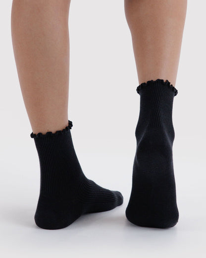 LETTUCE EDGE SOCK SET OF 2 - US 5364