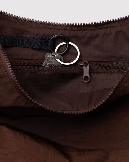 MEDIUM NYLON CRESCENT BAG - US 8761