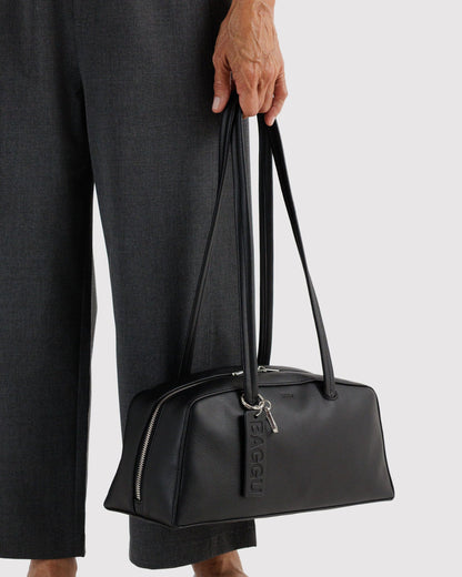 RECYCLED LEATHER BOWLER BAG - US 5484