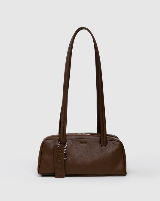 SMALL RECYCLED LEATHER BOWLER BAG - US 9237