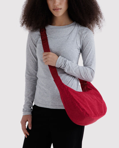 MEDIUM NYLON CRESCENT BAG - US 9639