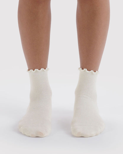 LETTUCE EDGE SOCK SET OF 2 - US 8697