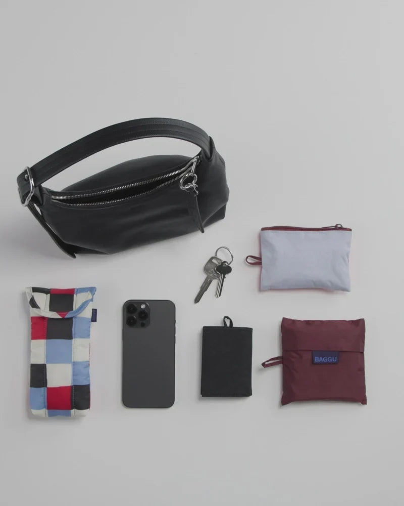 MINI RECYCLED LEATHER SHOULDER BAG - US 3015