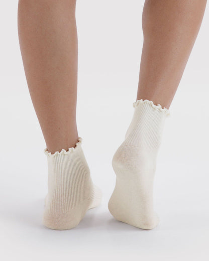 LETTUCE EDGE SOCK SET OF 2 - US 8697
