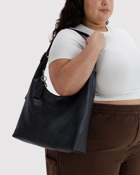RECYCLED LEATHER SHOULDER BAG - US 3071